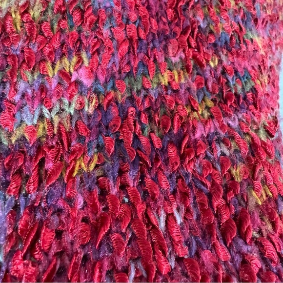 Chic Ruffled Knit Sweater in Multicolor - Picture 12 of 15